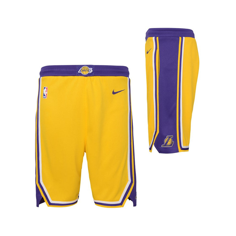 Los Angeles Lakers Nike Boys Icon Swingman Kids Short 'Amarillo'