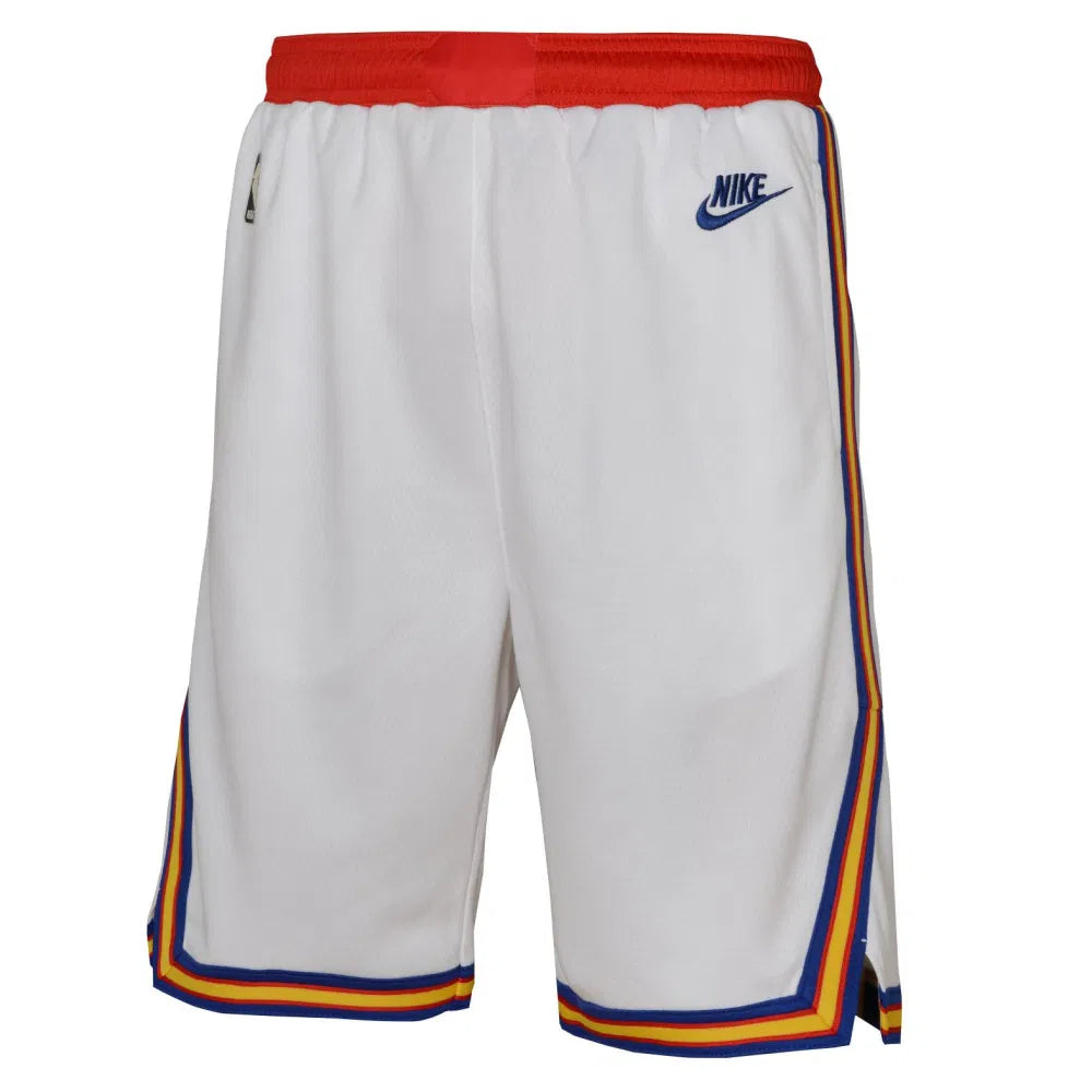 Nike Golden State Warriors Hardwood Classic Boys Short 'White'