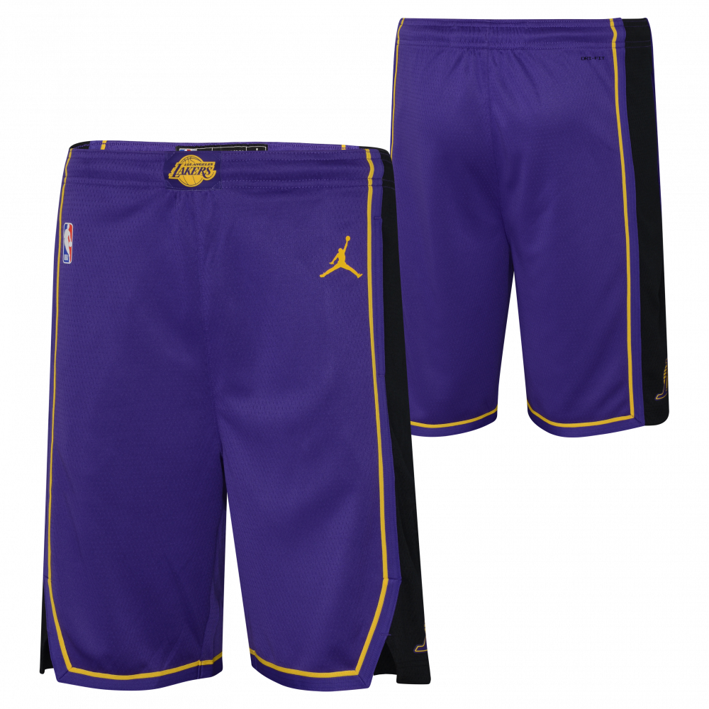 Los Angeles Lakers Jordan Boys Statement Swingman Kids Short 'Purple'