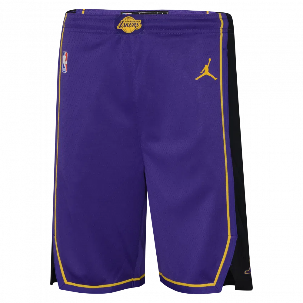 Jordan Los Angeles Lakers Statement Swingman Kids Short 'Purple'