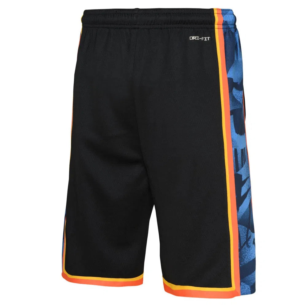 Nike Oklahoma City Thunder City Edition Boys Short 'Black'