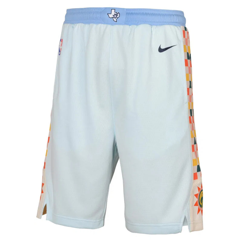 Nike San Antonio Spurs City Edition Boys Short 'Glacier Blue'