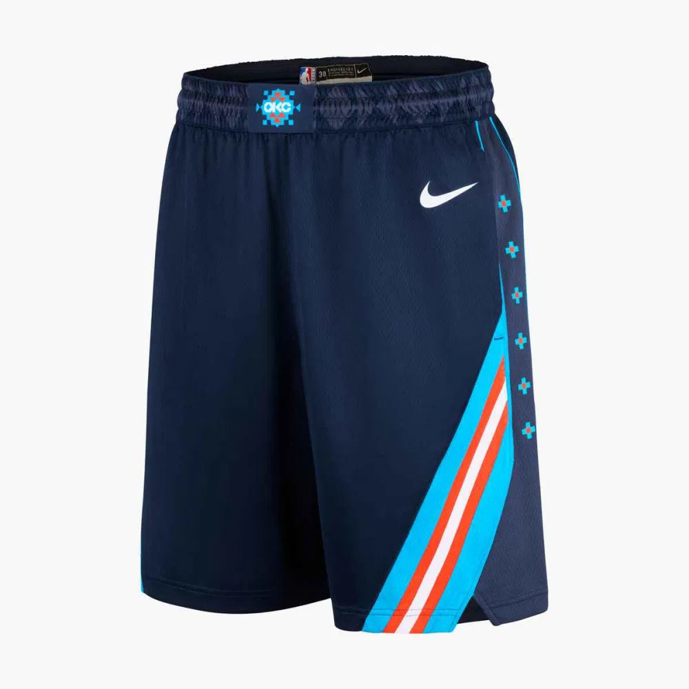 Nike Oklahoma City Thunder City Edition Swingman Kids Short 'Blue'