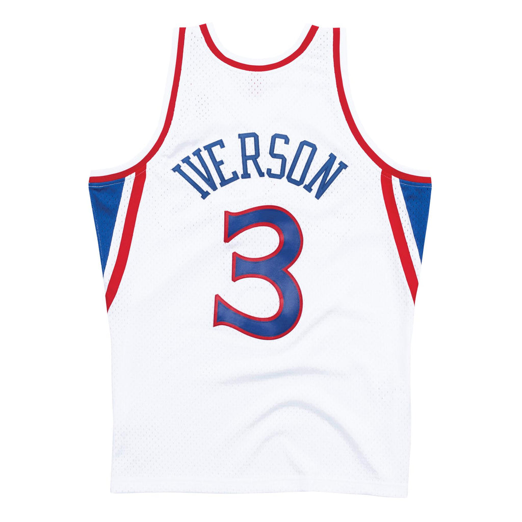 Mitchell & Ness NBA Philadelphia Sixers Allen Iverson 3 1996-97 'White'