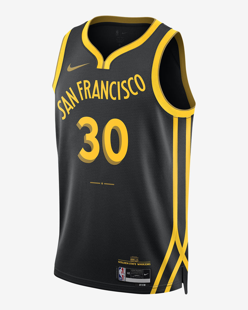 Stephen Curry Golden State Warriors City Edition 2023/24 Men's Nike Dri-FIT NBA Swingman Jersey 'Blue'