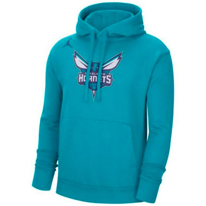 Charlotte Hornets Jordan Boys Club Logo Fleece Kids Hoody 'Teal'