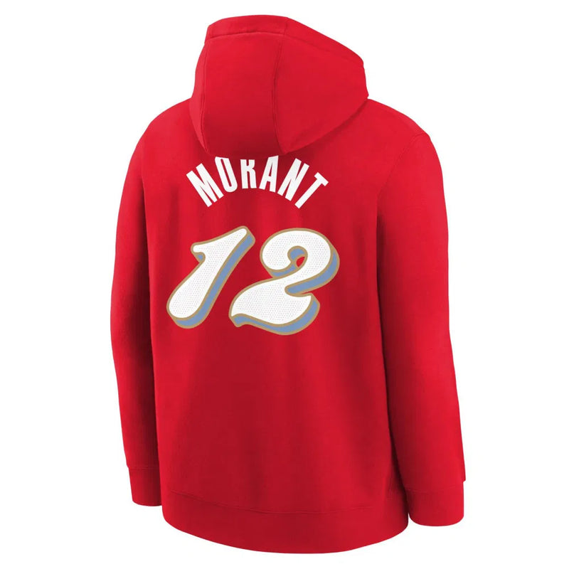 Nike Ja Morant Memphis Grizzlies City Edition Kids Hoodie 'Red'