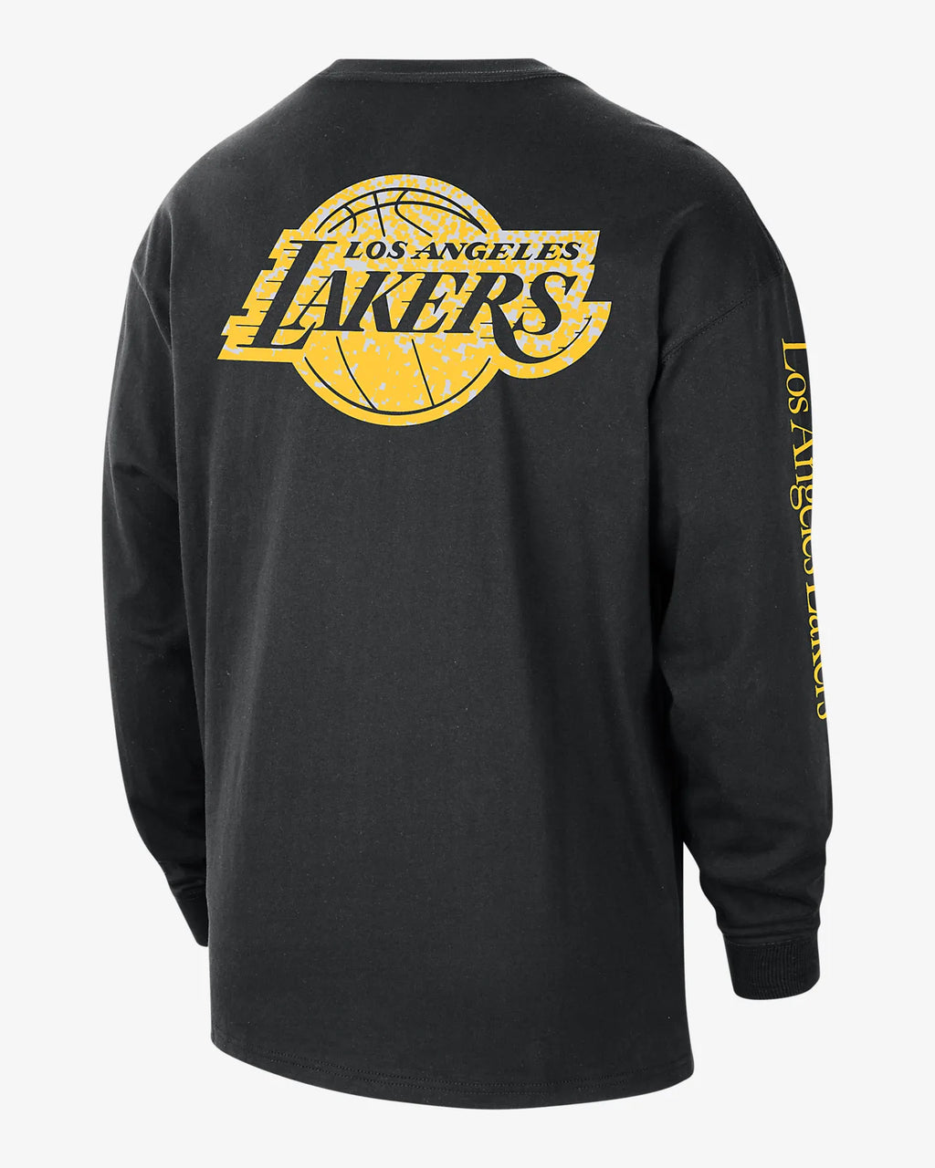 Los Angeles Lakers Courtside Men's Nike NBA Long-Sleeve Max90 T-Shirt 'Black'