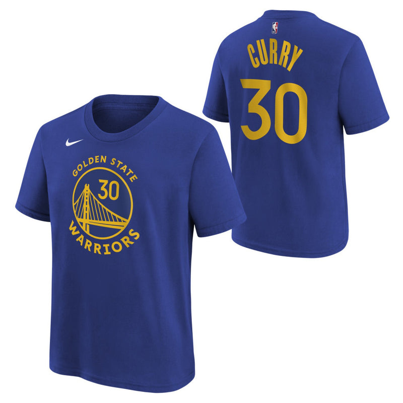 Stephen Curry Golden State Warriors Boys Nike N&N Kids T-Shirt 'Blue'