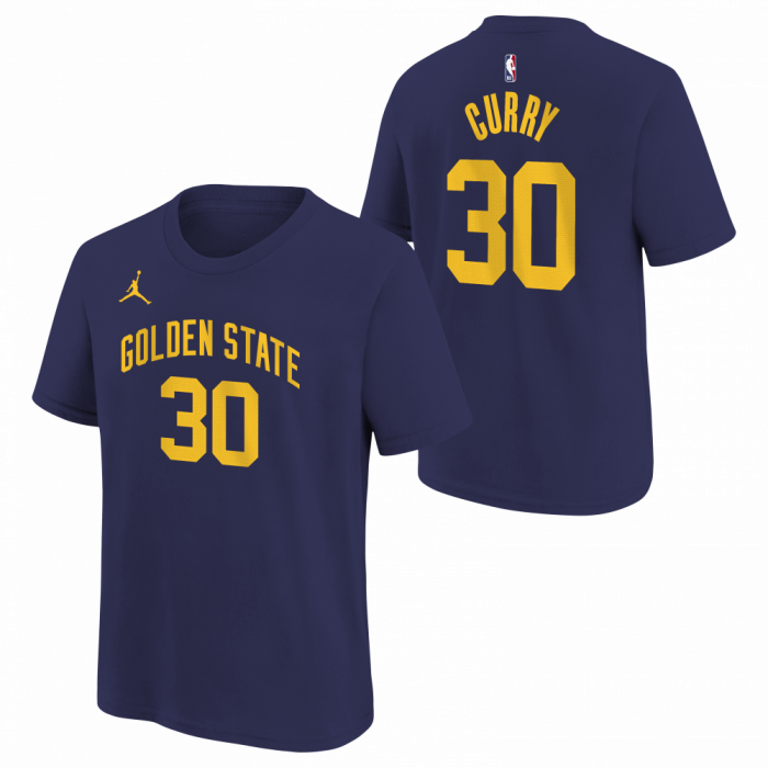 Stephen Curry Golden State Warriors Jordan Boys Statement N&N Kids T-Shirt 'Blue'