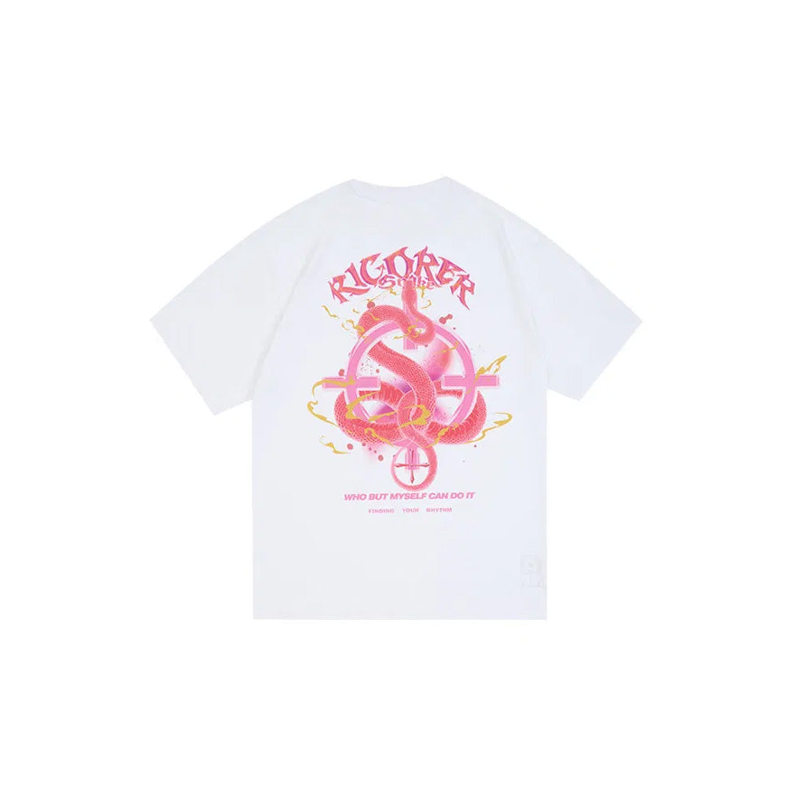 Rigorer Tee-Shirt Snake 'white'