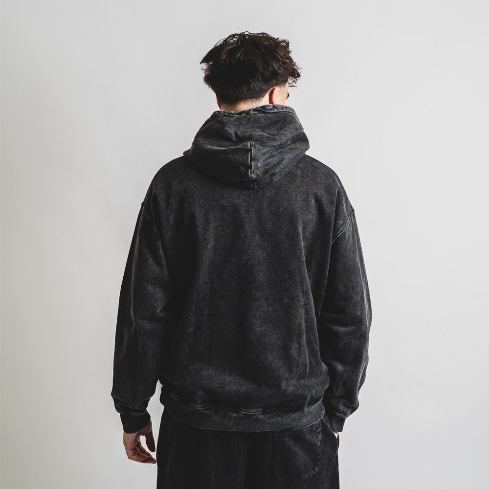KLOVR Heavyweight Hoodie 'Washed Black'