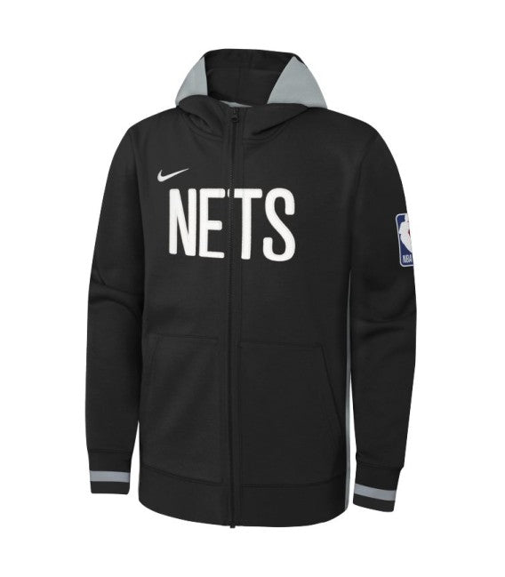 Brooklyn Nets Nike Showtime Full Zip Kids 'Black'
