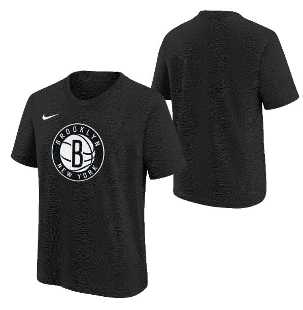 Brooklyn Nets Nike Eseential Logo Kids T-shirt 'Black'