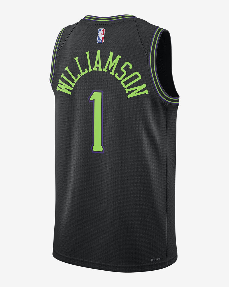 Zion Williamson New Orleans Pelicans City Edition 2023/24 Men's Nike Dri-FIT NBA Swingman Jersey 'Black'