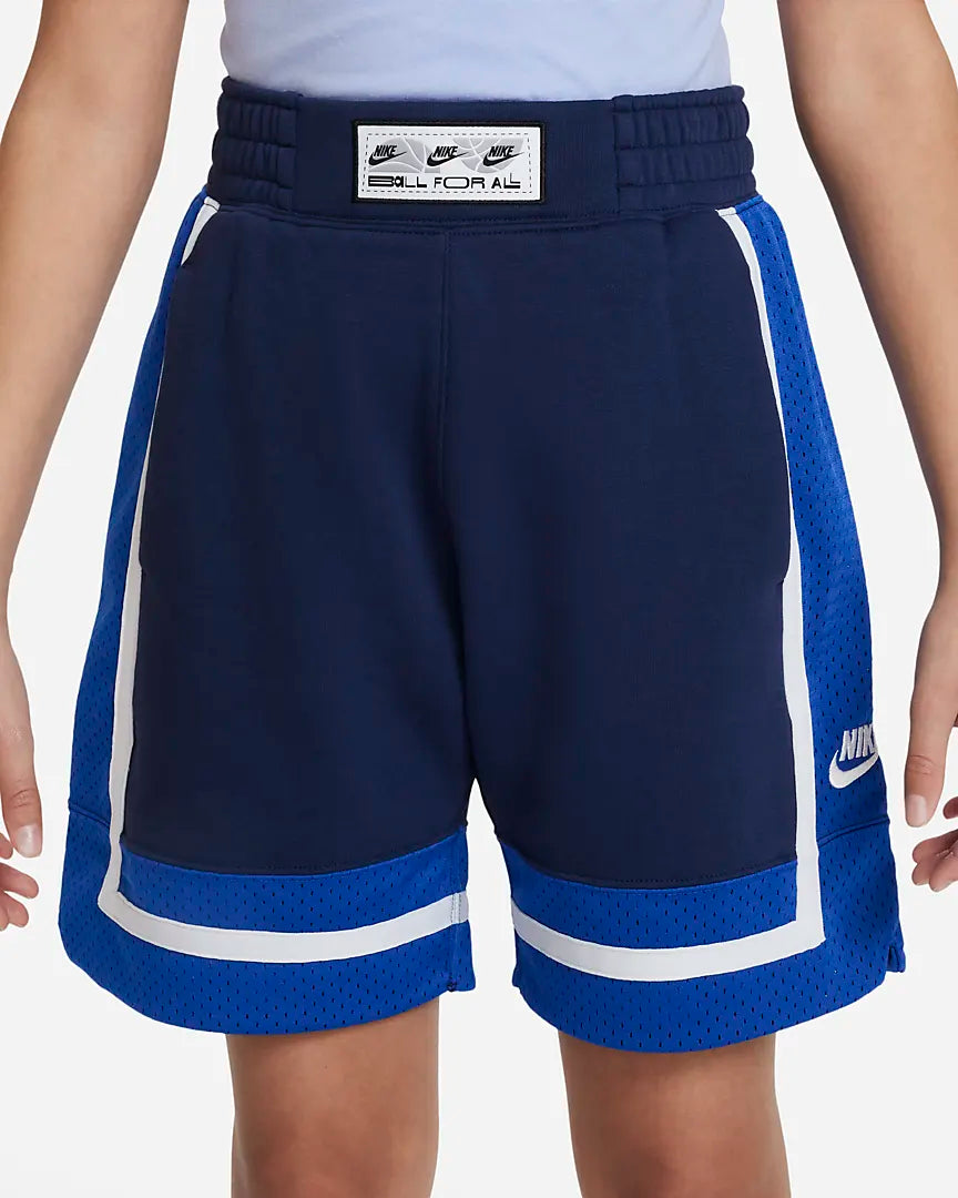 Nike Culture of Basketball Older Kids' (Boys') Fleece Basketball Shorts 'Navy/White'