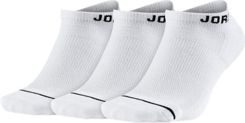 Jordan Jumpman No-Show Socks 3Pair 'White'