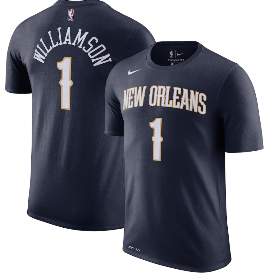 Nike Kids Icon Name & Number Tee New Orleans Pelicans 'Zion Williamson'