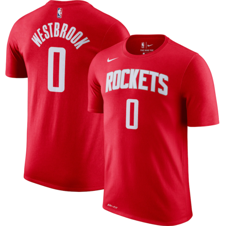 Nike Kids Icon Name & Number Tee Houston Rockets 'Russel Westbrook'