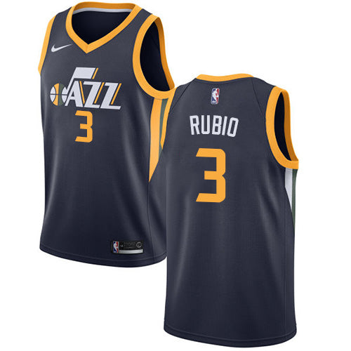 NBA Utah Jazz City Jersey,Jazz New Jersey NBA,Men NBA Utah Jazz 3 Ricky  Rubio Statement Swingman Jersey