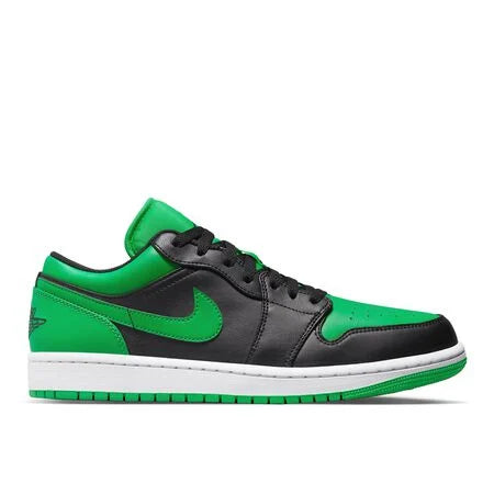 Air Jordan 1 Low Men's Shoes 'Black/Green/White'