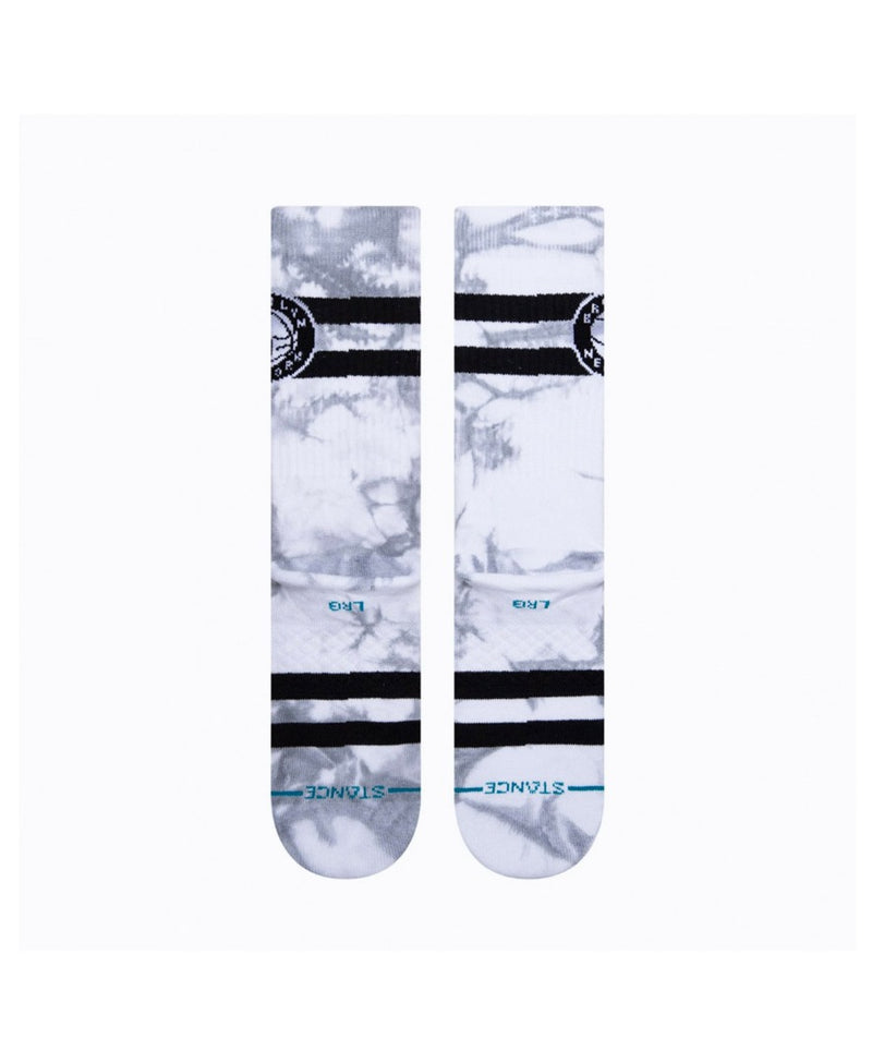 Stance Nets Dyed Socks 'White/Black'