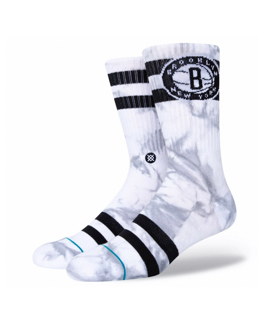 Stance Nets Dyed Socks 'White/Black'