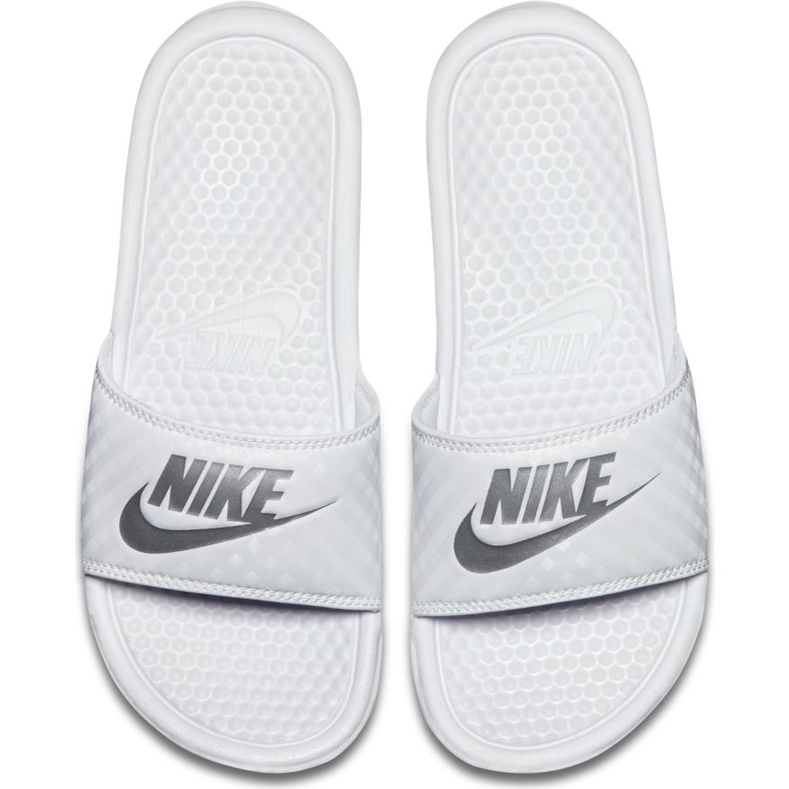 Nike Benassi JDI Women's Slide 'White/Silver'