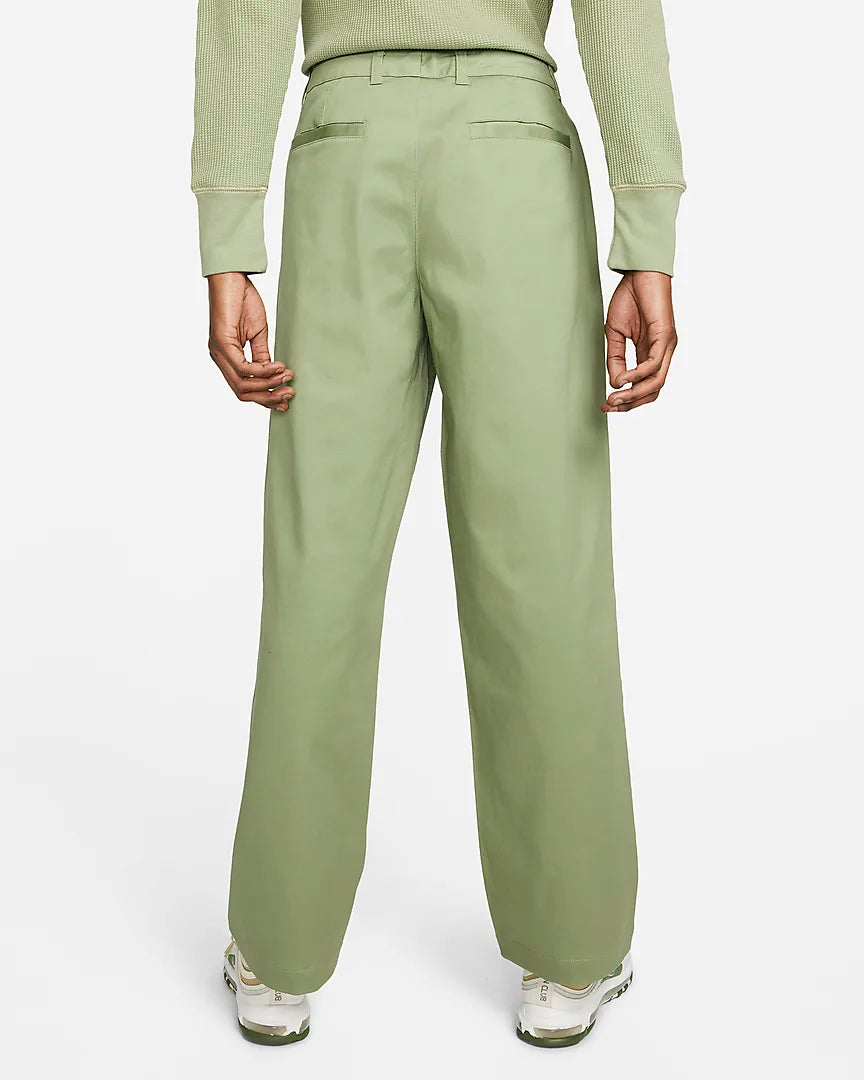 Nike Life Men's El Chino Trousers 'Oil Green/White'