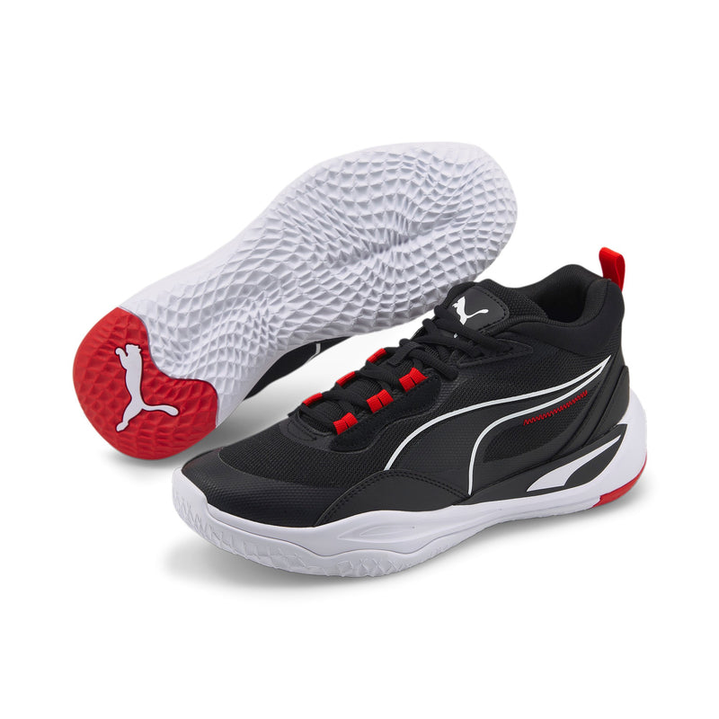 Puma Playmaker Pro Basketball Shoes 'Black/White'