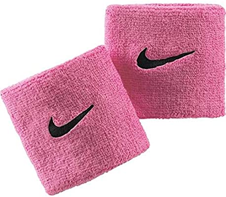 Nike Swoosh Wristbands 'Pink/Grey'