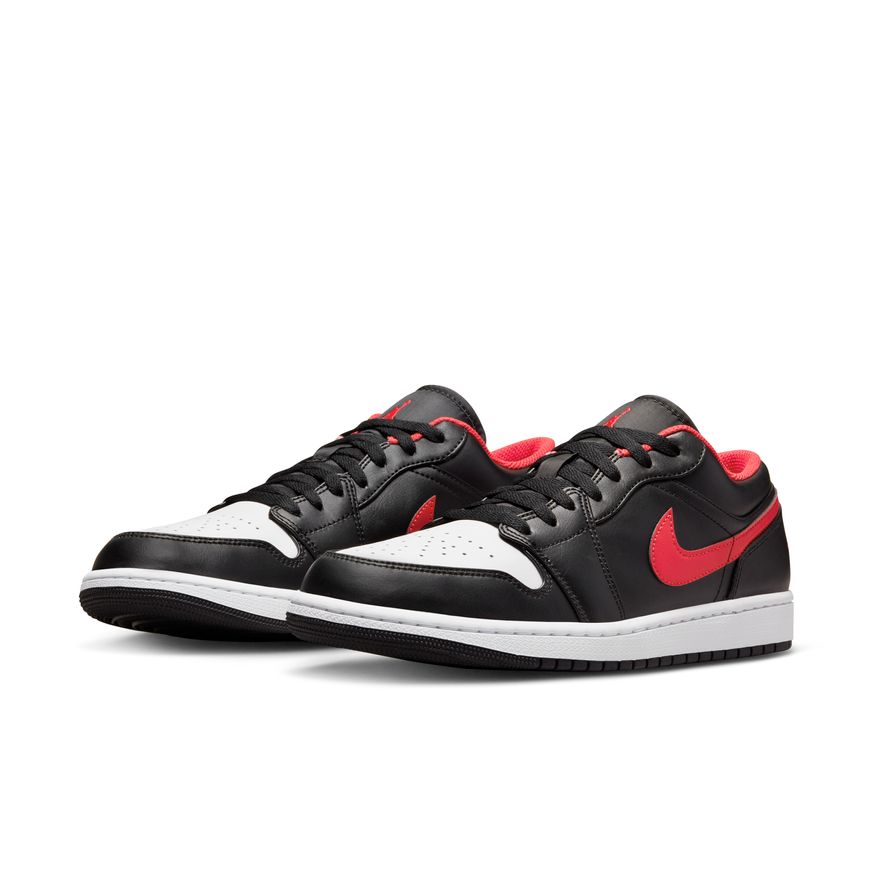 Air Jordan 1 Low Men's Shoes 'Black/Red/White'