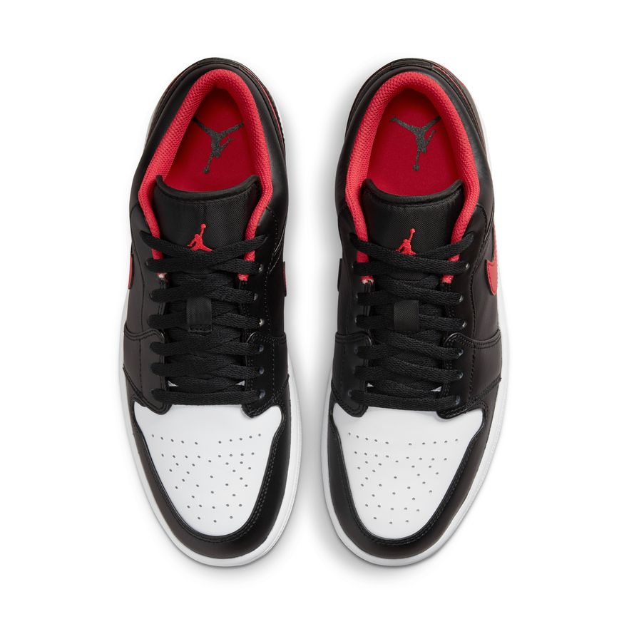 Air Jordan 1 Low Men's Shoes 'Black/Red/White'