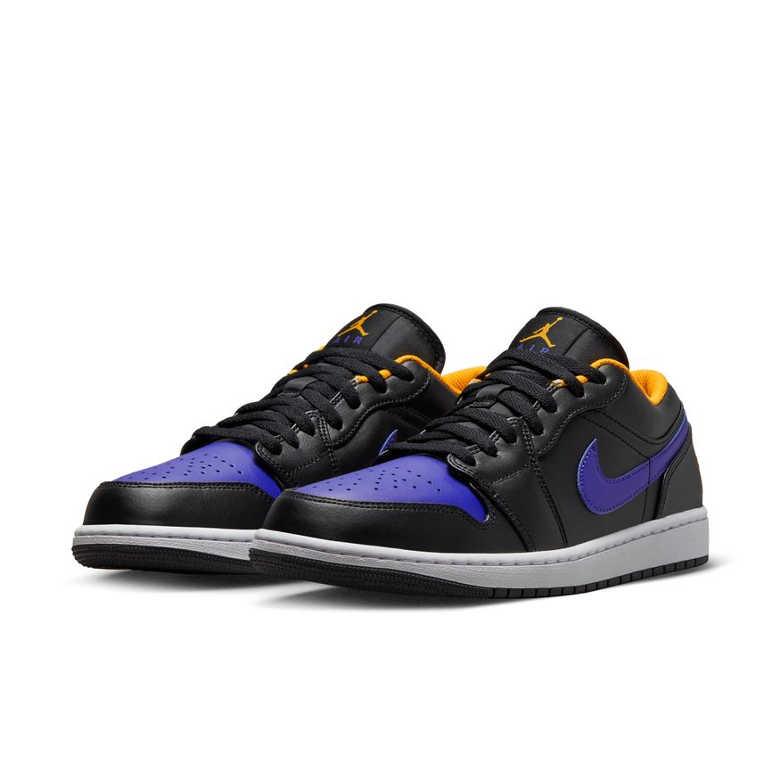 Air Jordan 1 Low Men's Shoes 'Black/Concord/Taxi'