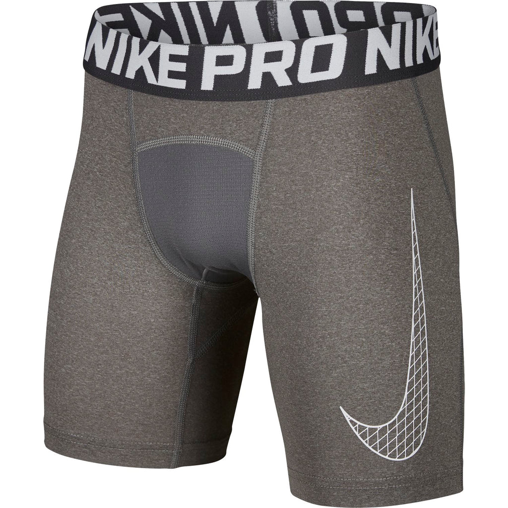 Boys Basketball Nike Pro Shorts 'Grey'