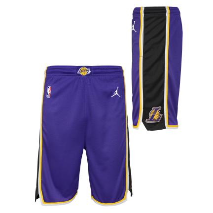 Los Angeles Lakers Statement Edition 2020 Jordan NBA Swingman Shorts Kids 'Purple'