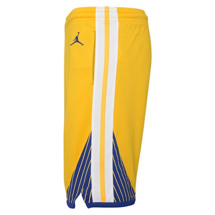 Golden State Warriors Statement Edition 2020 Jordan NBA Swingman Shorts Kids 'Amarillo/Blue'