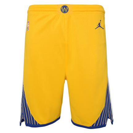 Golden State Warriors Statement Edition 2020 Jordan NBA Swingman Shorts Kids 'Amarillo/Blue'