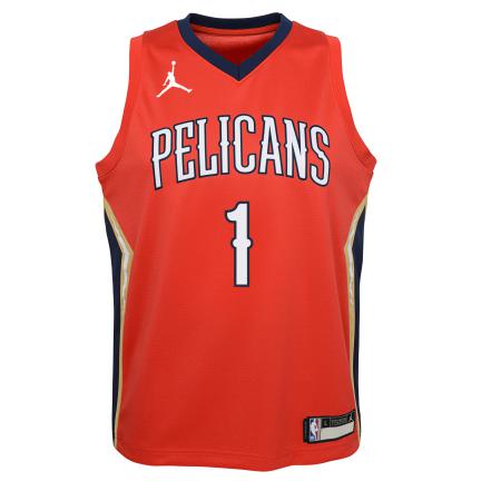 Zion Williamson New Orleans Pelicans Statement Edition 2020 Jordan NBA Swingman Jersey Kids 'Red'