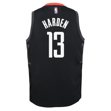 Harden Rockets Statement Edition 2020 Jordan NBA Swingman Jersey Kids 'Black/Red'