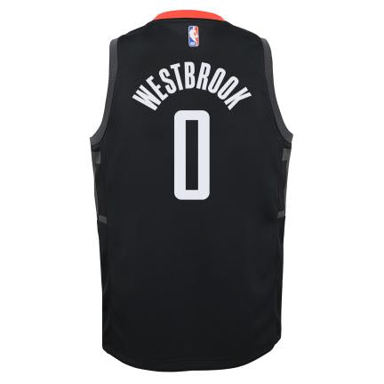 Russell Westbrook Statement Edition 2020 Jordan NBA Swingman Jersey Kids 'Black/Red'