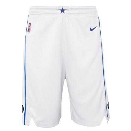 Dallas Mavericks Association Edition 2020 Nike NBA Swingman Shorts Kids 'White'