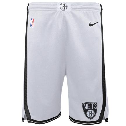 Brooklyn Nets Association Edition 2020 Nike NBA Swingman Shorts Kids 'White'