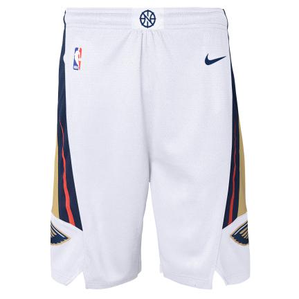 New Orleans Pelicans Association Edition 2020 Men's Nike NBA Swingman Shorts Kids 'White'