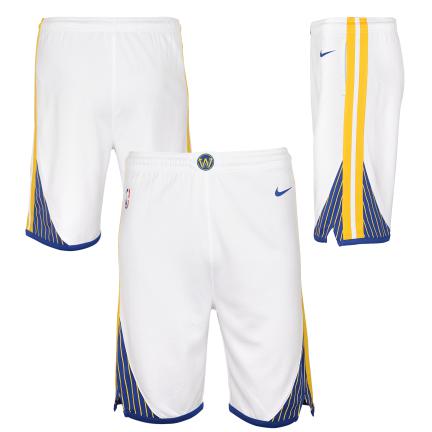 Golden State Warriors Association Edition 2020 Men's Nike NBA Swingman Shorts Kids 'White'