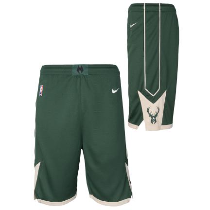 Milwaukee Bucks Icon Edition 2020 Nike NBA Swingman Shorts Kids 'Green'