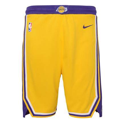 Los Angeles Lakers Icon Edition 2020 Nike NBA Swingman Shorts Kids 'Yellow'