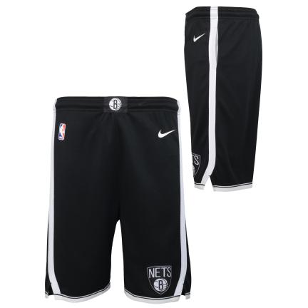 Brooklyn Nets Icon Edition 2020 Nike NBA Swingman Shorts Kids 'Black'
