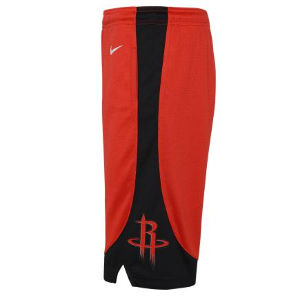Houston Rockets Icon Edition 2020 Nike NBA Swingman Shorts Kids 'Red/Black'