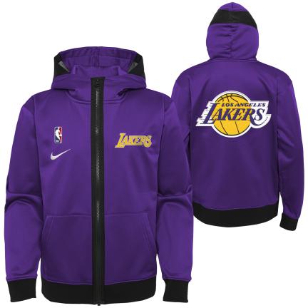 Youth Nike Purple Los Angeles Lakers Spotlight Performance Pullover Hoodie